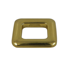 Metal Zinc Alloy Gold Square Buckle